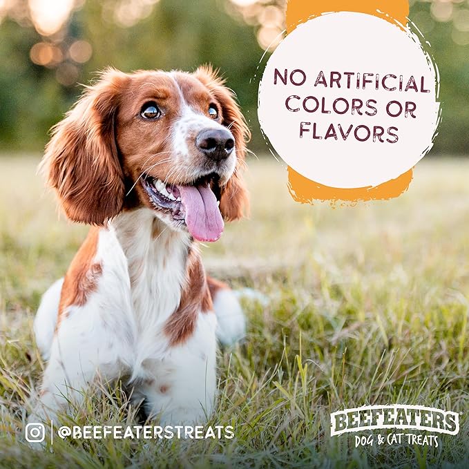 Beefeaters Beefhide Kabobs – Dog Treat. Triple Flavor with Real Chicken, Liver & Sweet Potato, Long-Lasting Chew, Supports Dental Health, Ideal for Training