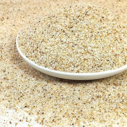 Aquarium Sand, 10lbs Beige Fish Tank Sand, Aquarium Gravel Substrate for Aquascaping, Vivariums, Terrariums, Plants and Crafts